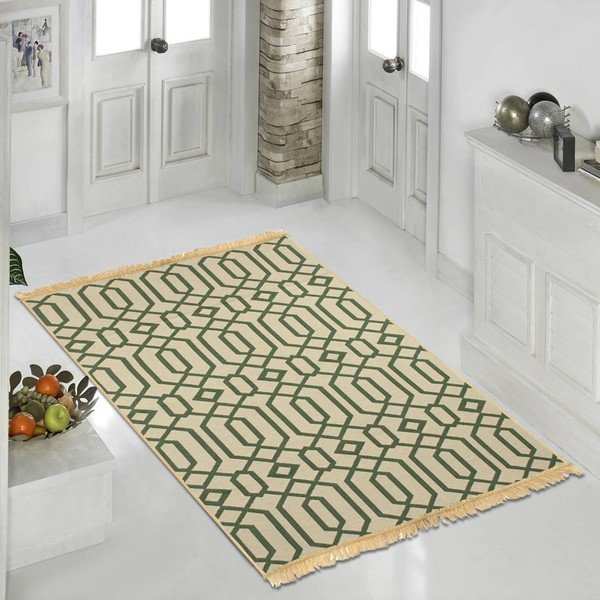 Covor Ya Rugs Kenar, 60 x 90 cm, verde-image-2