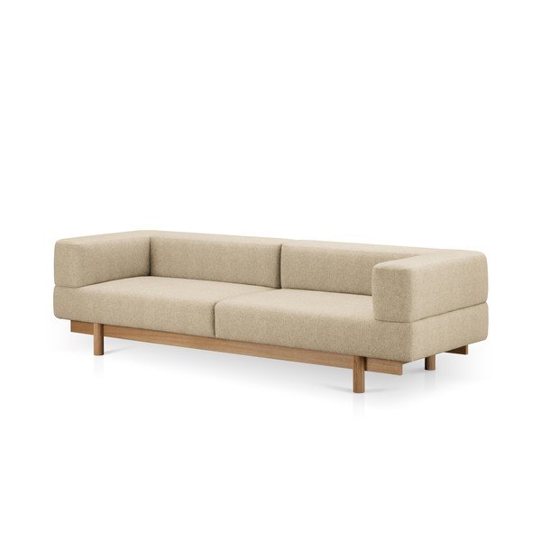 Canapea bej cu tapițerie din lână 260 cm Alchemist – EMKO-image-2