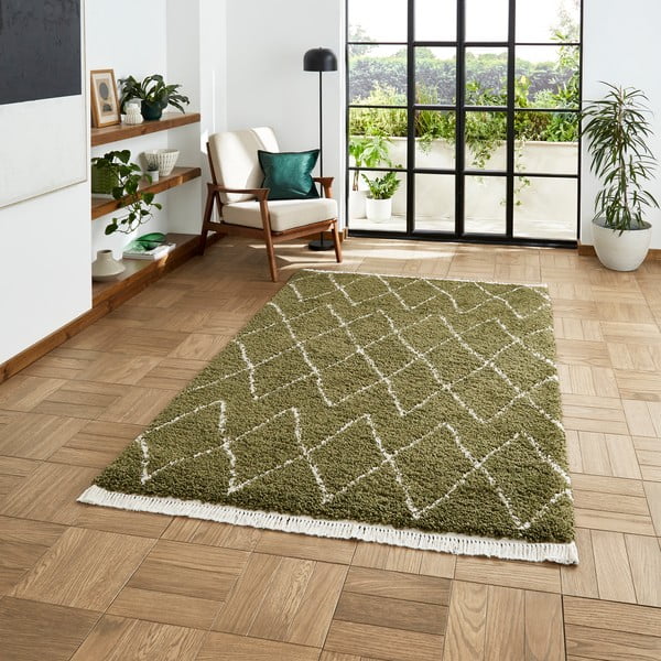 Covor verde 120x170 cm Boho – Think Rugs-image-1