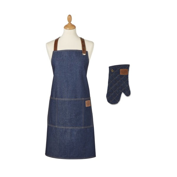 Set cu șorț și mănușă de bucătărie 2 buc. Oxford Denim – Cooksmart ®