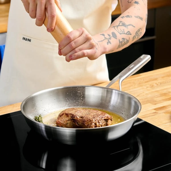 Tigaie din oțel inoxidabil ø 30 cm Lucca 3.0 – FABINI-image-1