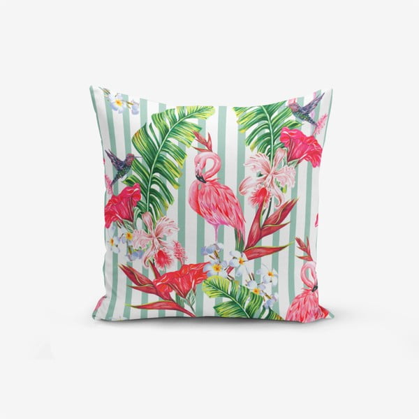 Față de pernă Minimalist Cushion Covers Line Flamingo, 45 x 45 cm