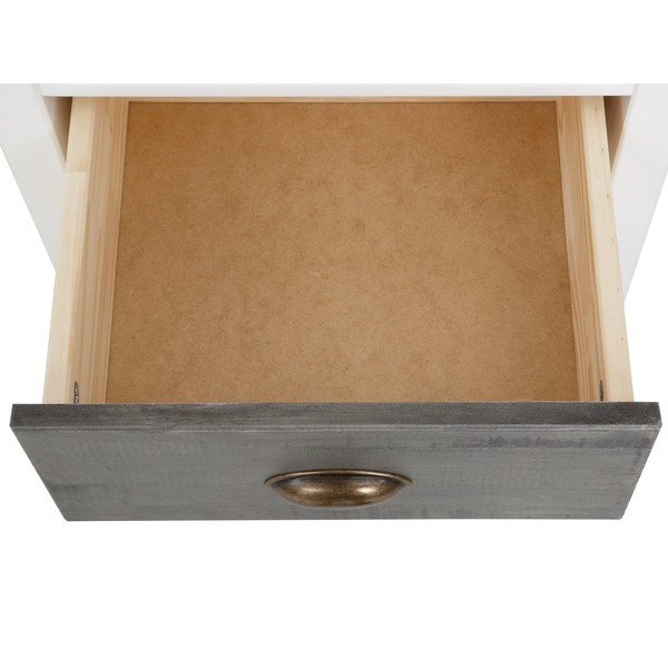 Birou Støraa Salva, alb - gri-image-1