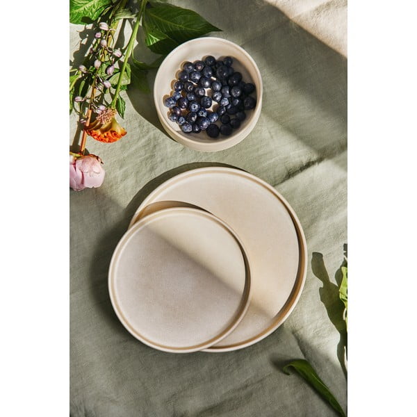 Set de 18 vase din gresie crem Bonami Selection Malia-image-2