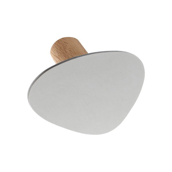 Cârlig gri deschis de montat pe perete din oțel Dot L Nupo – LIND DNA