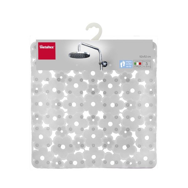 Preș anti alunecare pentru cabina de duș Metaltex, lungime 52 cm-image-2