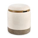 Puf gri/bej Deva – Bizzotto