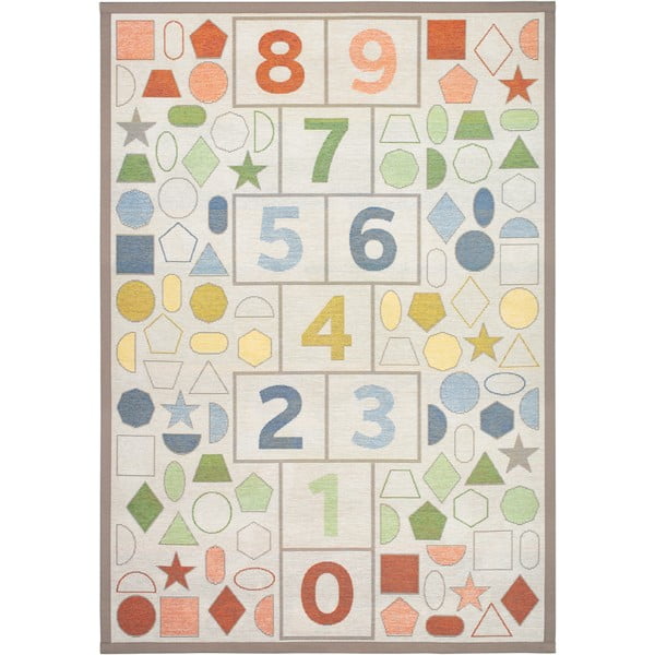 Covor pentru copii bej 230x160 cm Tähemaa - Narma-image-1