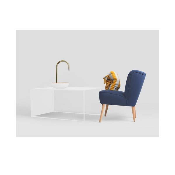 Măsuță de cafea albă din metal 60x100 cm 2Wall – CustomForm-image-1