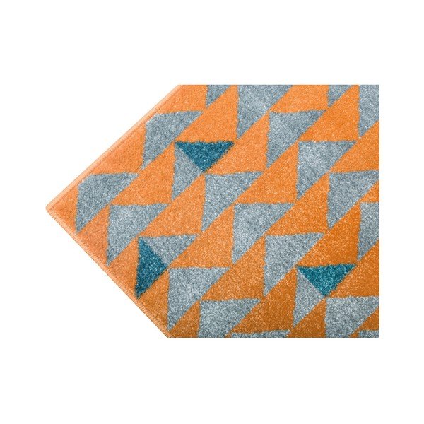 Covor Mazzini Sofas Montreal, 120 x 170 cm, portocaliu - gri-image-1