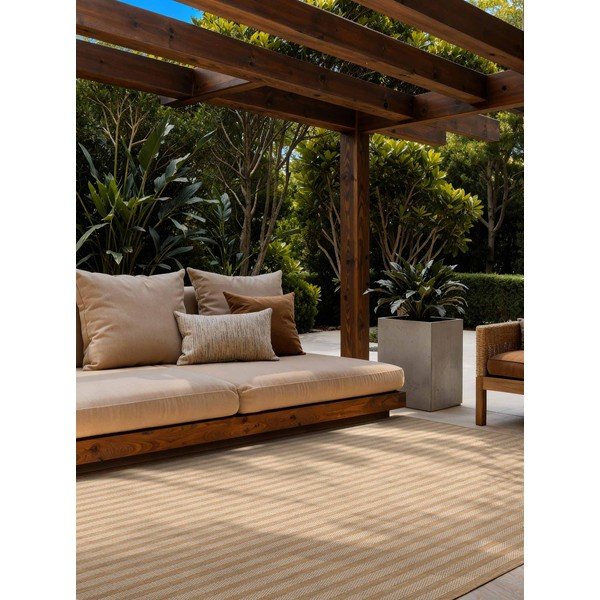 Covor pentru exterior și interior crem/în culoare naturală 120x170 cm Haringey Linley – Ted Baker-image-1