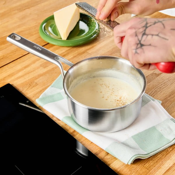 Oală cu capac din oțel inoxidabil 1,2 l adecvată pentru plita cu inducție Lucca 3.0 – FABINI-image-1