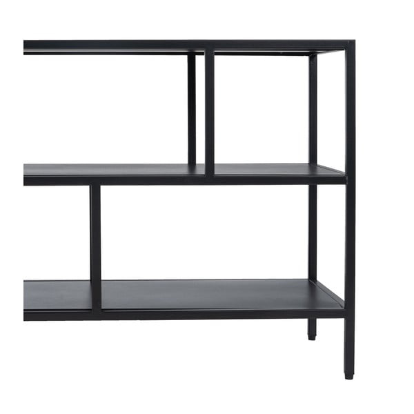 Comodă TV neagră din oțel 120x55 cm – Ixia-image-3