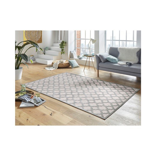 Covor din viscoză Mint Rugs Shine Bryon, 160 x 230 cm, gri-image-1