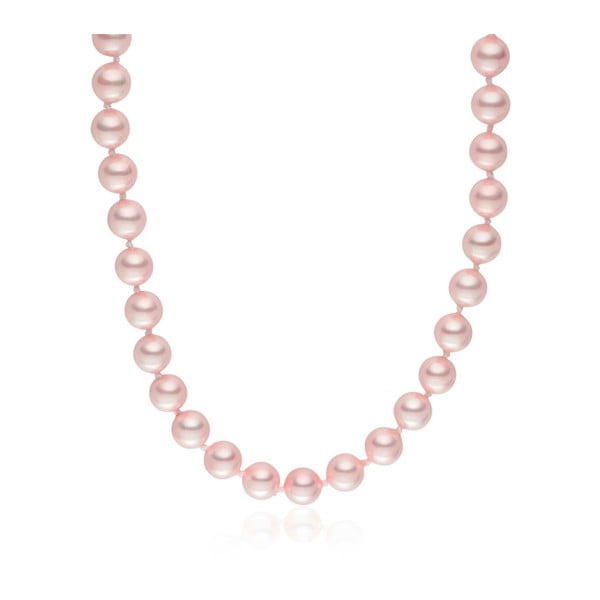 Colier cu perle roz Pearls Of London Mystic, lungime 45 cm