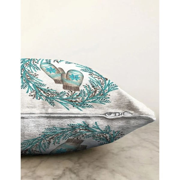 Față de pernă 43x43 cm  cu model de Crăciun – Mila Home-image-1