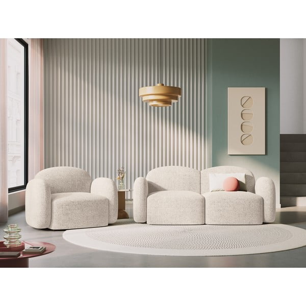 Canapea bej 194 cm Blair – Micadoni Home-image-1