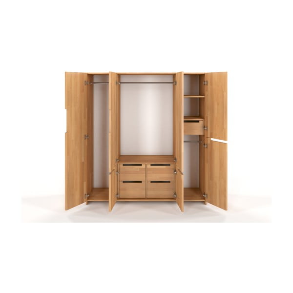 Dulap din lemn de fag Skandica Bergman, 170 x 180 cm-image-2