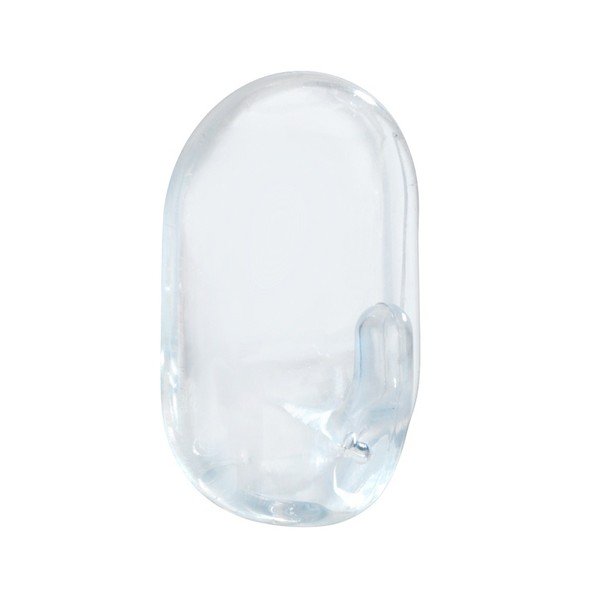 Set 3 cârlige de perete Wenko Oval, transparent