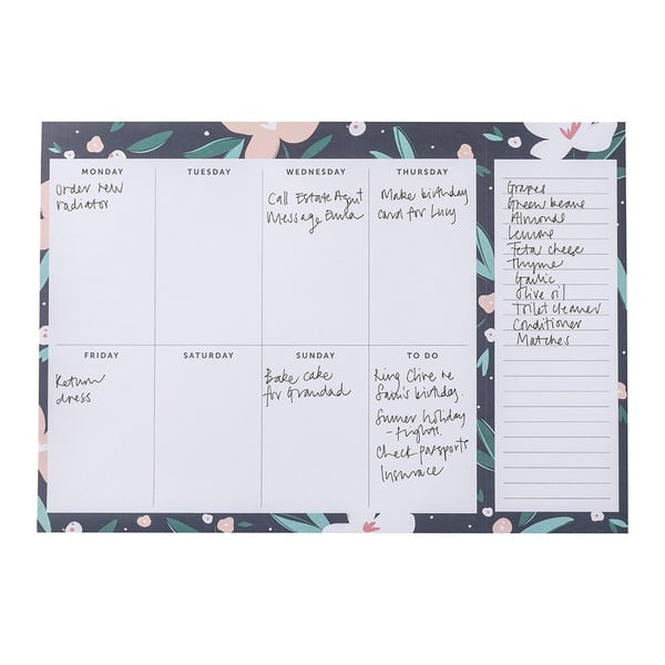 Planificator săptămânal Busy B Navy Blush, 52 pagini-image-2