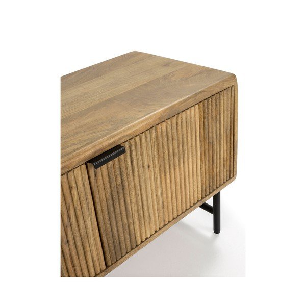 Comodă TV în culoare naturală din lemn de mango 190x50x40 cm Mundra – MOME-image-4