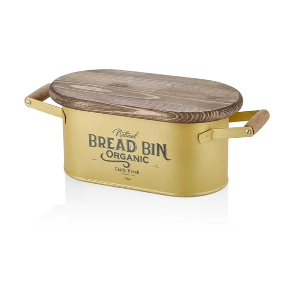 Cutie pentru pâine The Mia Bread, lungime 41 cm, auriu