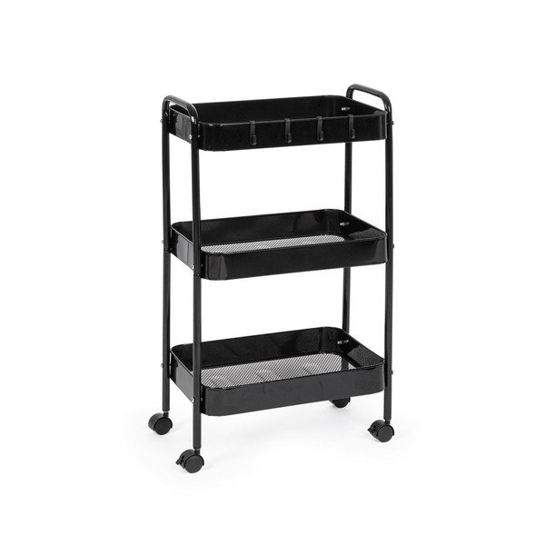 Măsuță de servire cu roți din metal 29,5x41 cm Leiky – Yes Everyday-image-2