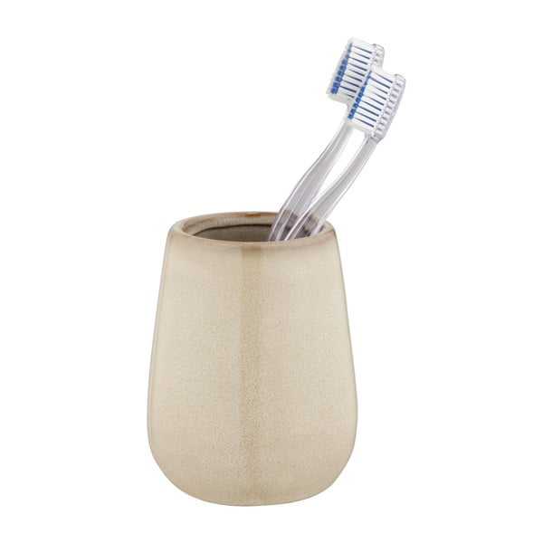 Suport pentru periuța de dinți bej din ceramică Sirmione – Wenko-image-1