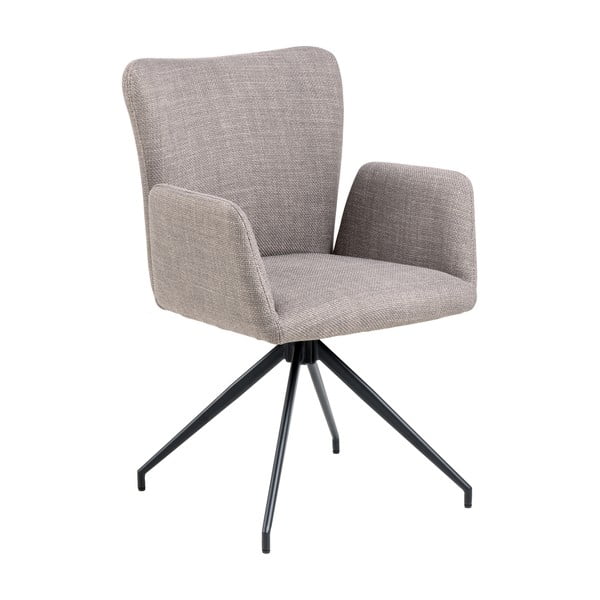 Set de scaune de sufragerie gri 2 buc. tapițat Laura – Actona