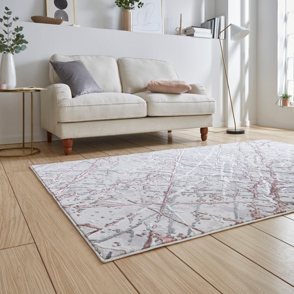 Covor roz/gri deschis 120x170 cm Artemis – Think Rugs-image-1