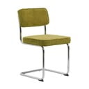 Scaun de dining verde din catifea reiată Rupert – Unique Furniture