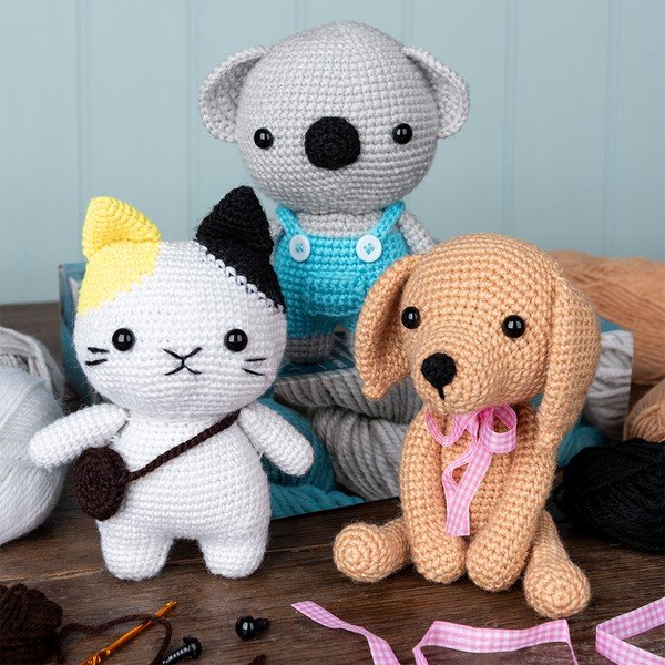 Set creativ DIY Crochet Cat – Rex London-image-1