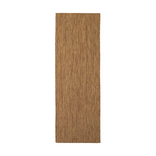 Covor tip traversă pentru interior și exterior maro 80x250 cm Mira 1450 – Ayyildiz Carpets