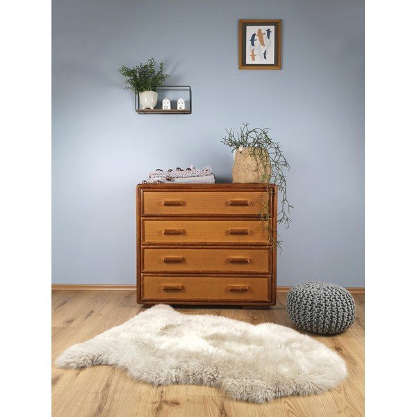 Blană de oaie Nattiot Douchka, alb-image-1