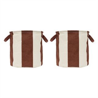 Coșuri de depozitare 2 buc. din material textil ø 32x32 cm Kara – OYOY Living Design