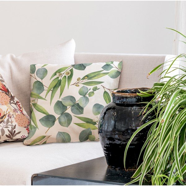 Pernă decorativă 45x45 cm Floating Eucalyptus – Butter Kings-image-1