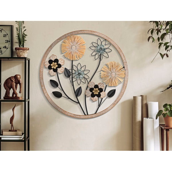 Decorațiune de perete din metal Floral – Mauro Ferretti-image-1