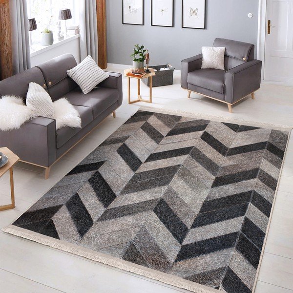 Covor gri 80x150 cm – Mila Home-image-2