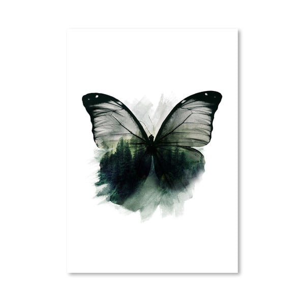 Poster Americanflat Double Butterfly, 30 x 42 cm