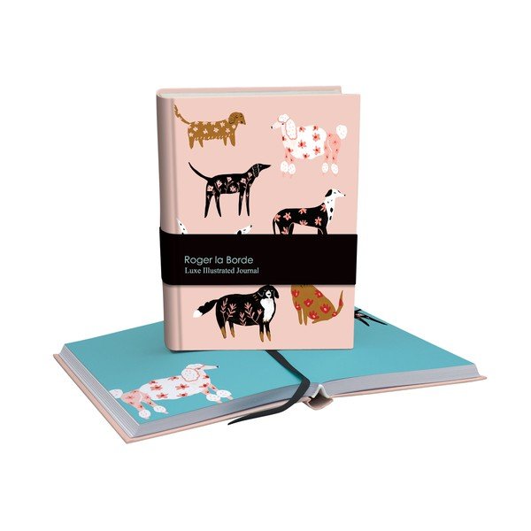 Carnețel 272 pag. Ginger Pink Dogs – Roger la Borde