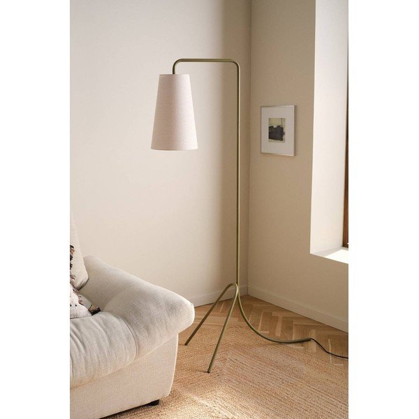 Lampadar kaki/crem cu structură flexibilă din material textil (înălțime 154 cm) Vivienne – Jotex-image-2