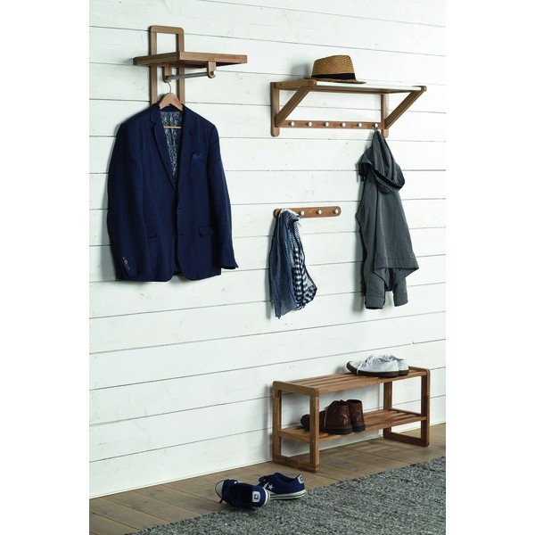 Pantofar din lemn de stejar Rowico Gorgona, culoare naturală-image-1