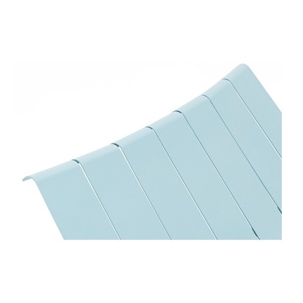 Bancă de grădină albastră din metal Fleole – Ezeis-image-3