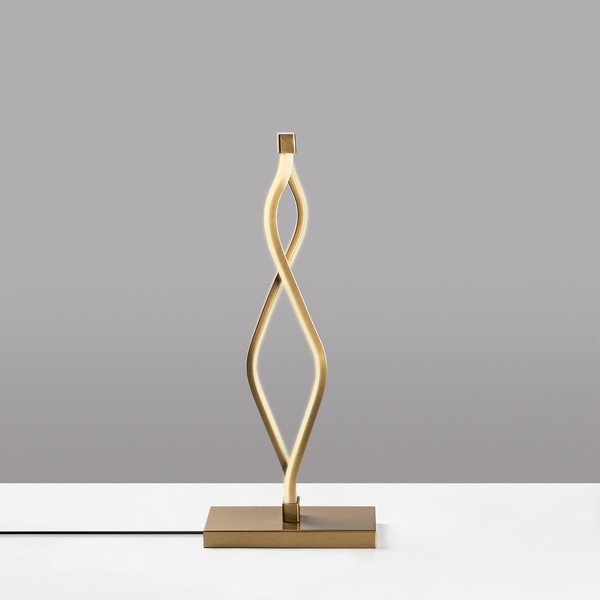 Veioză aurie LED (înălțime 48 cm) Zozo – Opviq lights-image-1