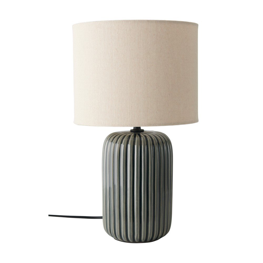 Veioză gri/bej din material textil (înălțime 36 cm) Mizu – Ellos Home