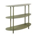 Etajeră verde din metal 90x82x28 cm Riqueza – Leitmotiv