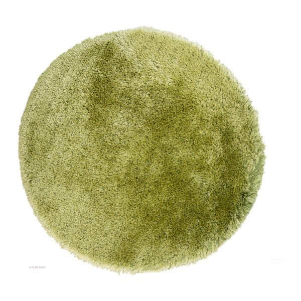 Covor rotund verde Flair Rugs Pearl, 150 cm