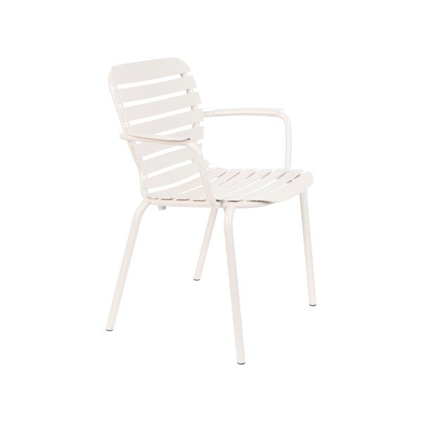 Scaune de grădină albe 2 buc. din metal Vondel – Zuiver-image-2