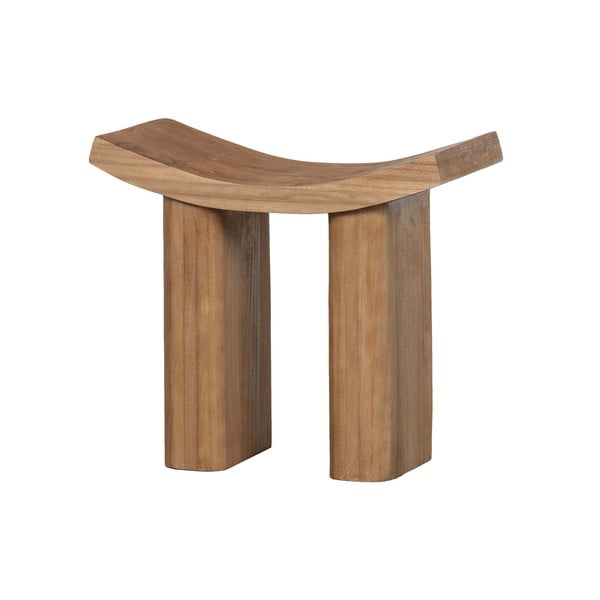 Scaun tip taburet în culoare naturală din lemn de paulownia Japan – WOOOD-image-2