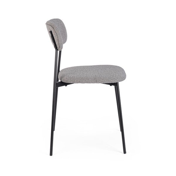 Scaun de dining gri tapițat Inka – Yes Everyday-image-3